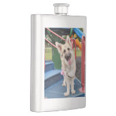 Happy Head Tilt Flachmann (Rechts)