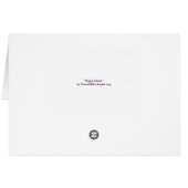 Happy Heart Card (Rückseite Horizontal)