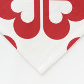 Happy Heart Clovers Fleecedecke (Ecke)