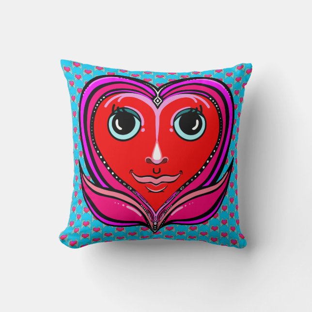 Happy Heart Designs Kissen (Vorderseite)