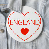 Happy Heart England Button (Beispiel)