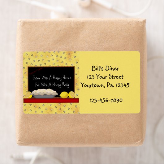 Happy Heart Happy Bly Label (Insitu)