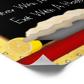 Happy Heart Happy Bly Print Poster (Ecke)