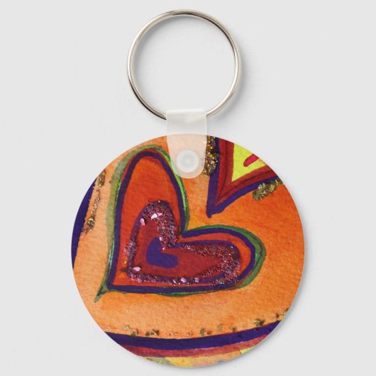 Happy Heart Keychain Schlüsselanhänger (Vorderseite)