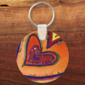 Happy Heart Keychain Schlüsselanhänger (Vorderseite)