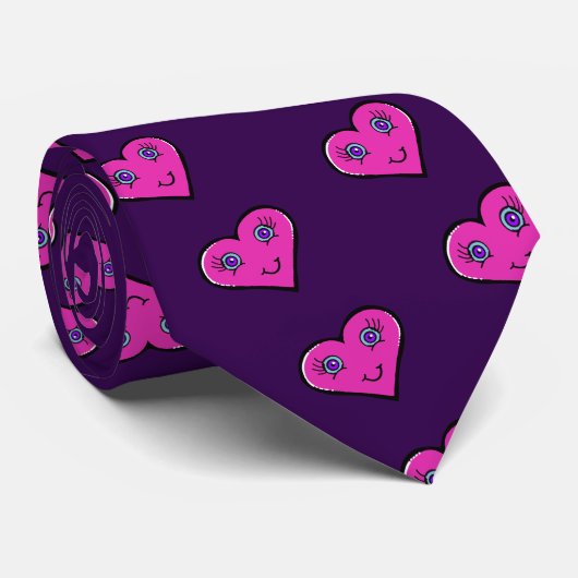 Happy heart= krawatte (Gerollt)