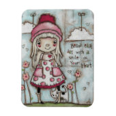 Happy Heart - Magnet 3x4" (Vertikal)