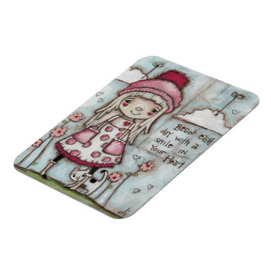 Happy Heart - Magnet 3x4" (Linke Seite)