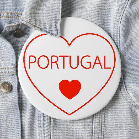 Happy Heart Portugal Button (Beispiel)