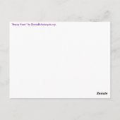 Happy Heart Postcard Postkarte (Rückseite)