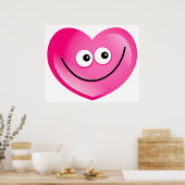 Happy Heart Poster (Küche)