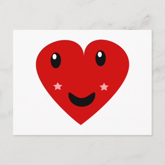 Happy Heart Postkarte (Vorderseite)