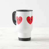 Happy Heart Reisebecher (Vorderseite Links)