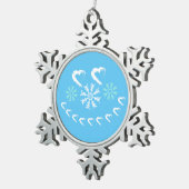 Happy Heart Snowflake Ornament (Rechts)