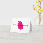 Happy Heart Transplantaversary Script Notecard Karte (Gelbe Blume)