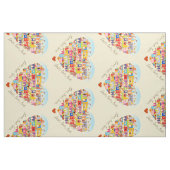 Happy Heart Village Stoff (Fat Quarter (45,7 x 55,9 cm))