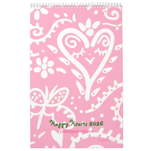 Happy Hearts 2026 Kalender (Titelbild)
