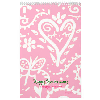 Happy Hearts 2027 Kalender