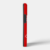 Happy Hearts 3 - Red - Niedlich Girly Case - (Rückseite / Rechts)