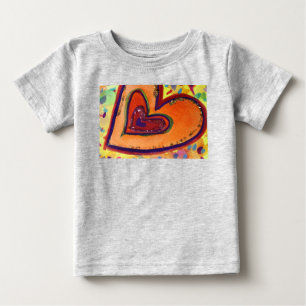Happy Hearts Artwork Liebe Malen Tee Shirts