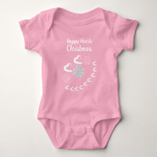 Happy Hearts Baby Bodysuit Strampler