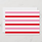 Happy Hearts Border Valentine's Day Foto Card (Rückseite)