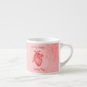 Happy Hearts Day Valentine Espressotasse (Rechts)