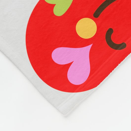 Happy Hearts! Fleecedecke (Ecke)