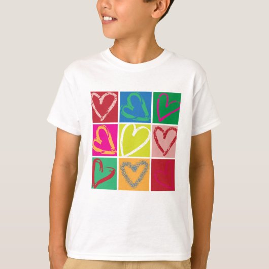 Happy Hearts Kids T-Shirt (Vorderseite)