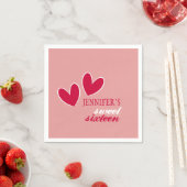 Happy Hearts Serviette (Beispiel)