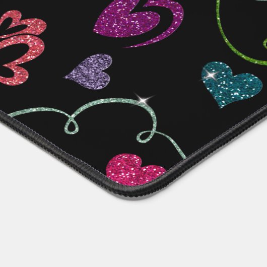 Happy Hearts & Stars Schreibtischunterlage (Ecke)