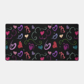 Happy Hearts & Stars Schreibtischunterlage (Vorderseite)