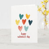 Happy Hearts Valentines Day Card Karte (Gelbe Blume)