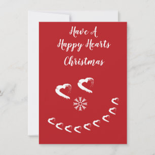 Happy Hearts Weihnachtskarte Feiertagskarte