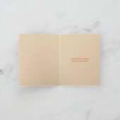 Happy Hearts - Whimsical Valentinstag Pattern Karte (Innenseite)