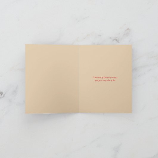 Happy Hearts - Whimsical Valentinstag Pattern Karte (Innenseite)