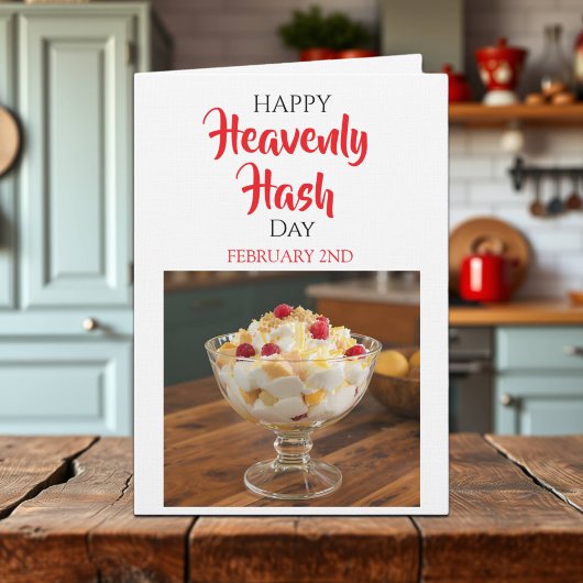 Happy Heavenly Hash Day! February 2nd Karte