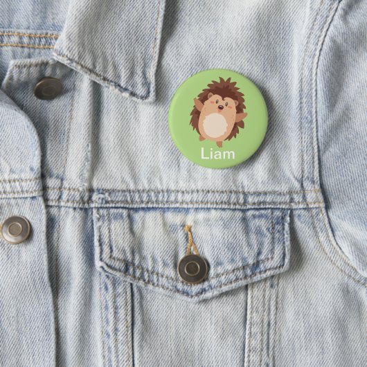 Happy Hedgehog Doodle Button (Beispiel)
