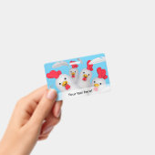 Happy hen clipart ausweis (Handheld)