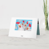 Happy hen clipart karte (Rückseite)