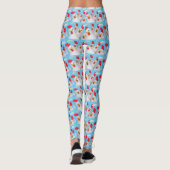 Happy hen clipart leggings (Rückseite)