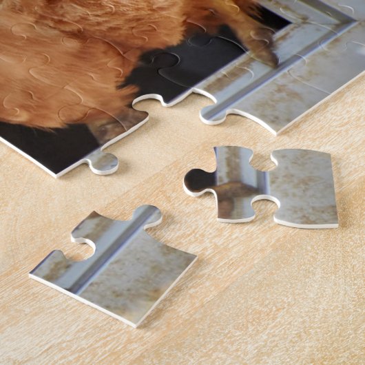 Happy Hens Funny Chicken Hintern Foto Puzzle (Seite)