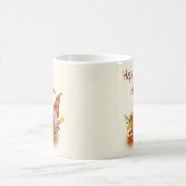 Happy Herbst Gnome Minimalistisches Party Kaffeetasse (Mittel)