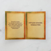 Happy Herbstlaubs Karte (Innenseite)