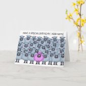 Happy Herde Schafskarte Karte (Gelbe Blume)