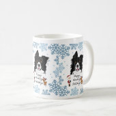 Happy Herding Dog Holidays Kaffeetasse (VorderseiteRechts)