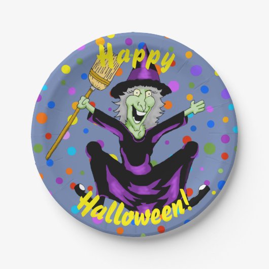 Happy Hexe Halloween Paper Teller (Vorderseite)