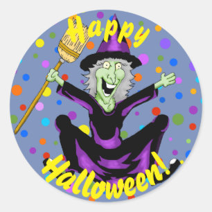Happy Hexen Halloween Stickers