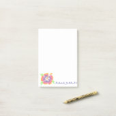 Happy Hibiscus Post It Notes Post-it Klebezettel (Auf Schreibtisch)