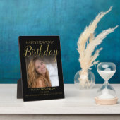 Happy Himmlisch Birthday Foto Memorial Fotoplatte (Seite)